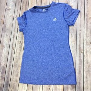 adidas Blue Athletic Climalite Shirt Size S